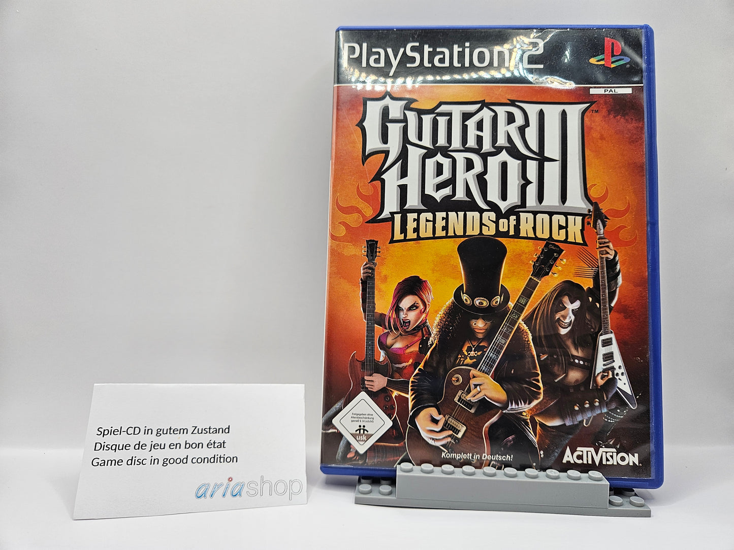 Guitar Hero III Legends of Rock PS2 DE CIB