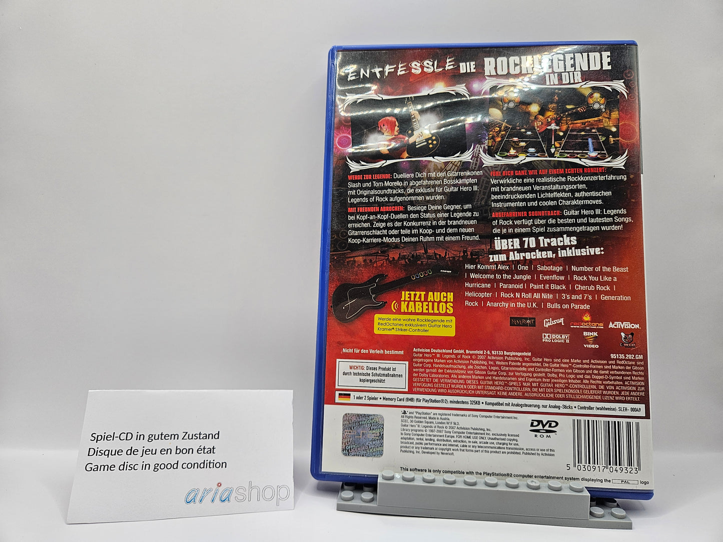 Guitar Hero III Legends of Rock PS2 DE CIB