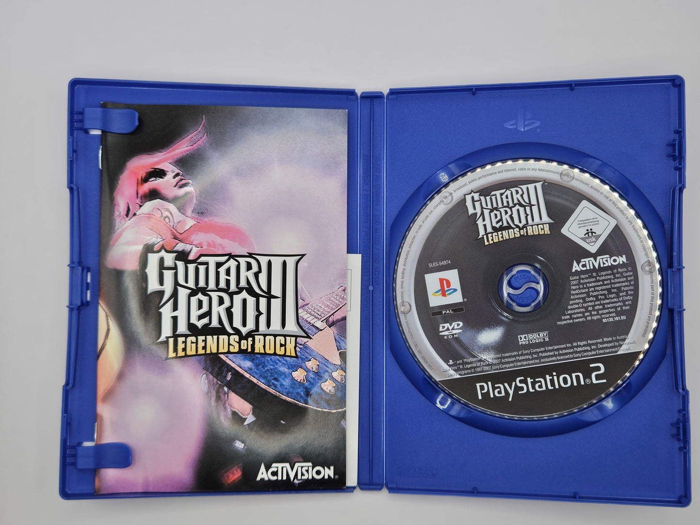 Guitar Hero III Legends of Rock PS2 DE CIB