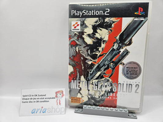 Metal Gear Solid 2 Sons of Liberty PS2 CIB Bonus DVD EN / FR