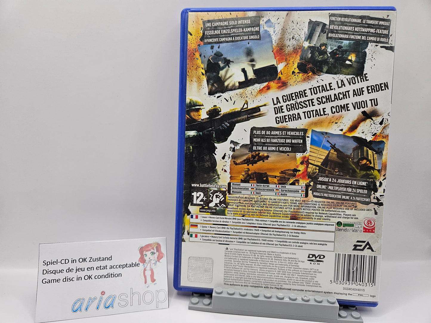 Battlefield 2 Modern Combat PS2 CIB DE / FR / IT