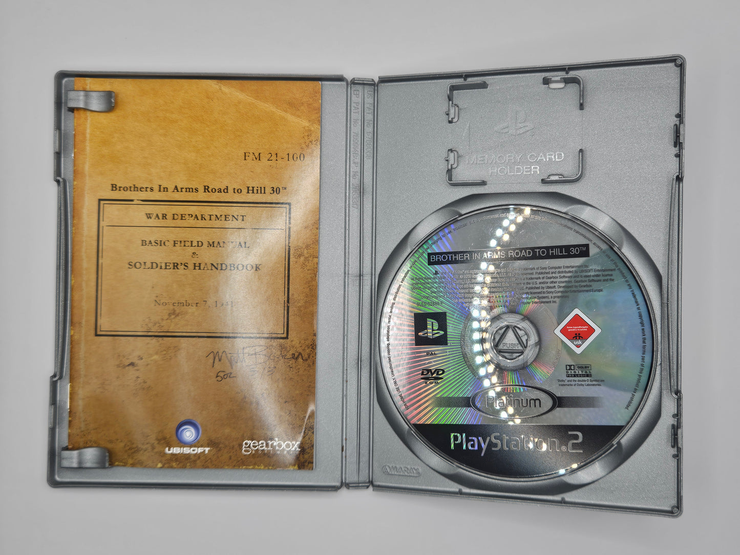 Brothers In Arms Road to Hill 30 PS2 CIB FR / DE / IT / EN