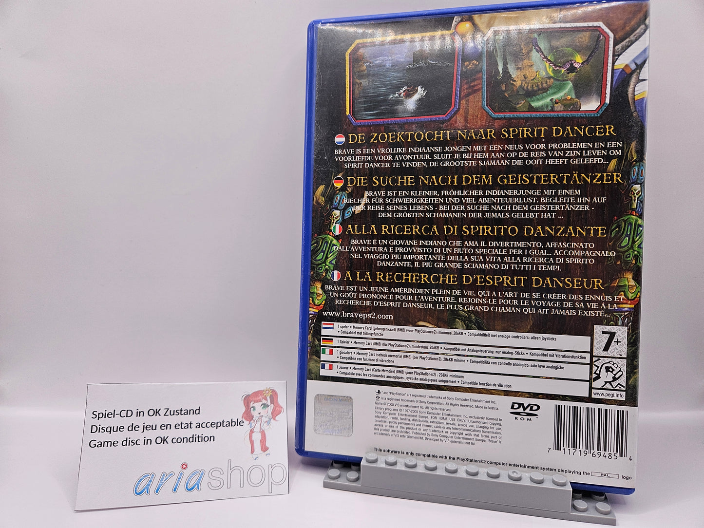Brave The Search for Spirit Dancer PS2 FR / DE / IT / EN CIB
