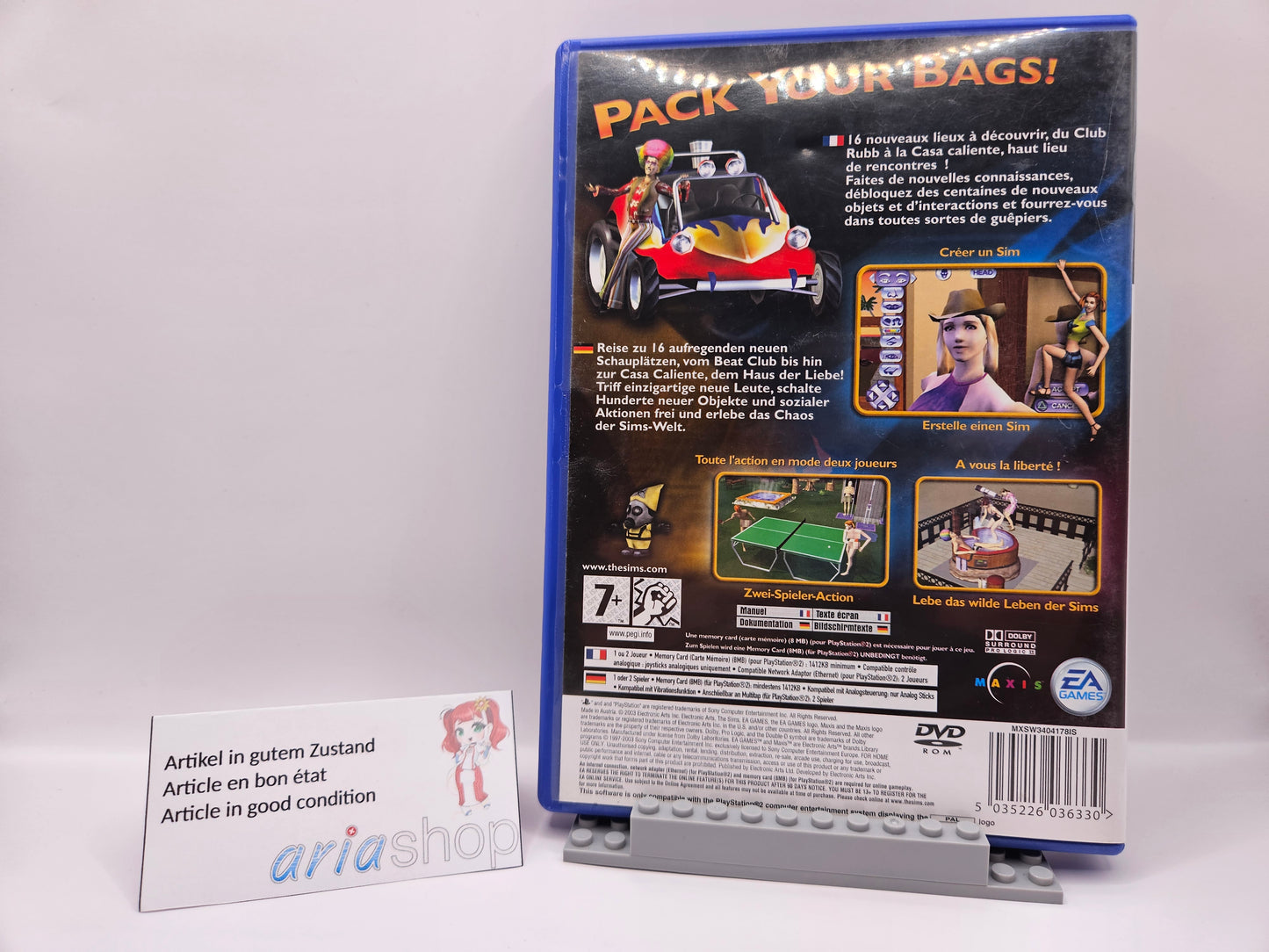 The Sims Bustin' Out PS2 FR / DE / IT / EN CIB