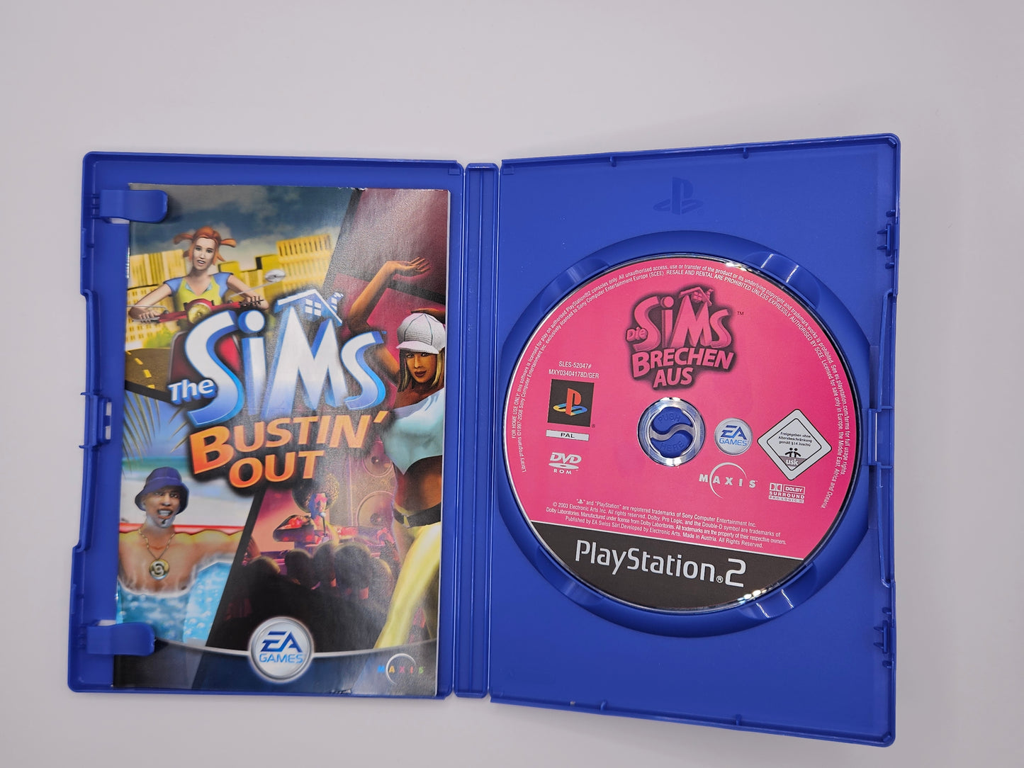 The Sims Bustin' Out PS2 FR / DE / IT / EN CIB